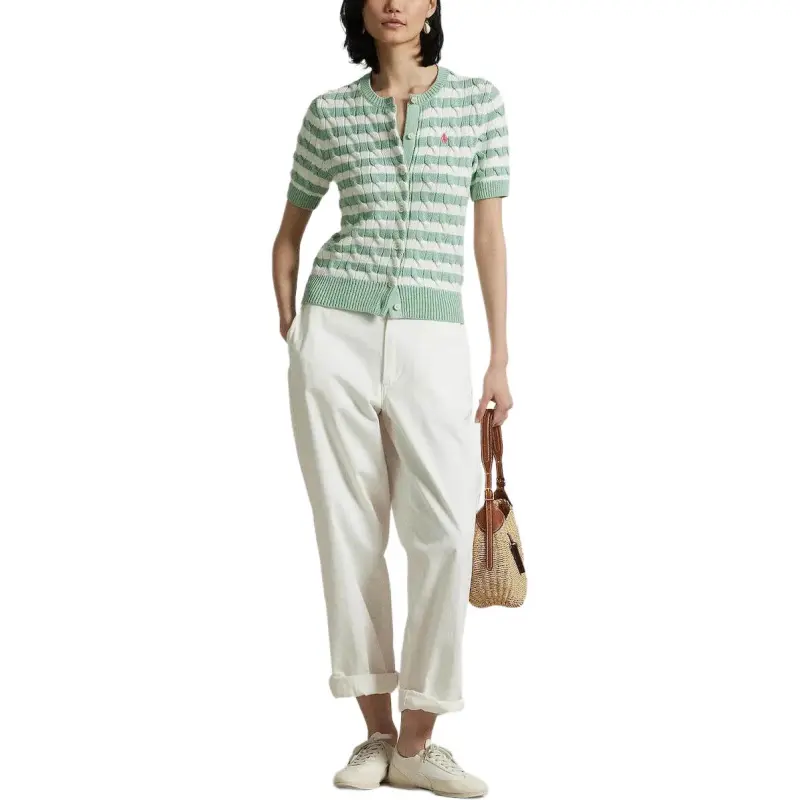 Polo Ralph Lauren Striped Short sleeve Cardigan-4