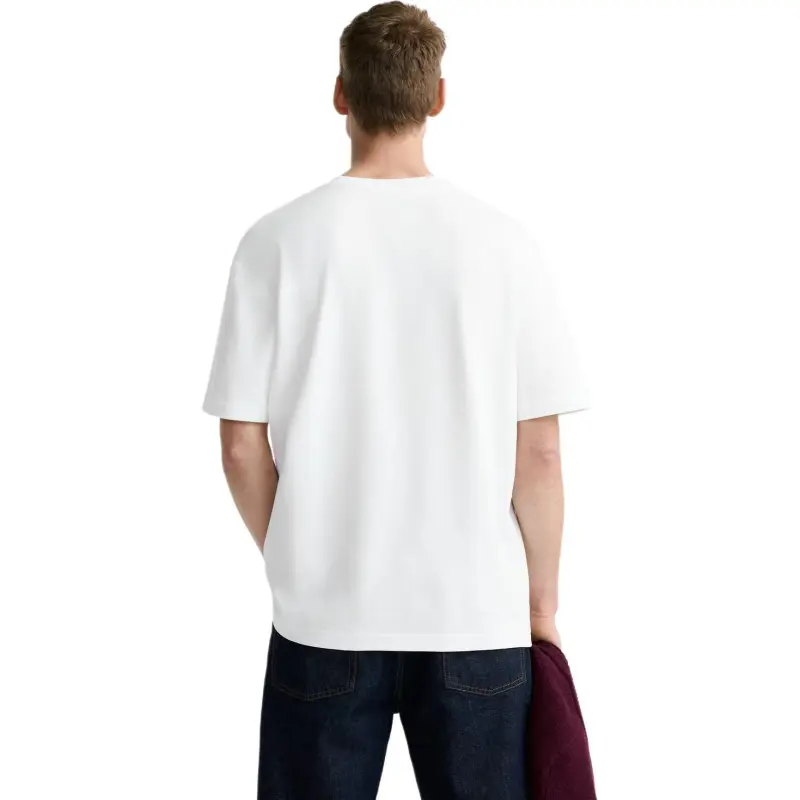 ZARA T Shirts Men White-2