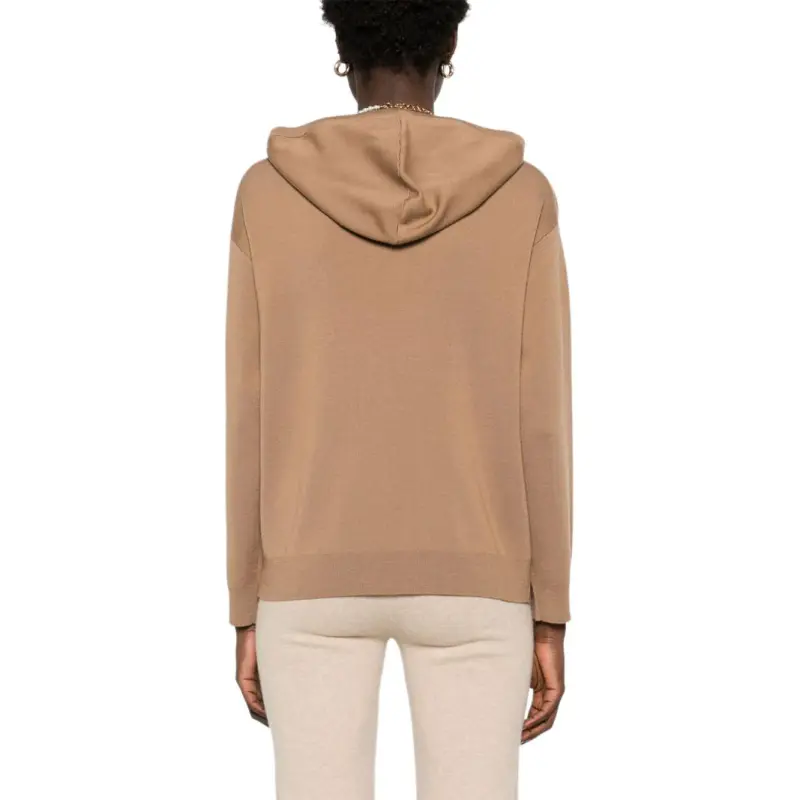 MaxMara Drawstring Long Sleeved Hoodie-3