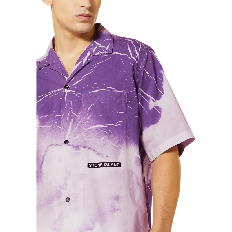 STONE ISLAND Logo Overshirt-4