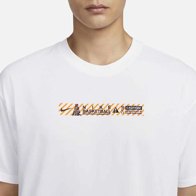 Nike T Shirts Men White-4
