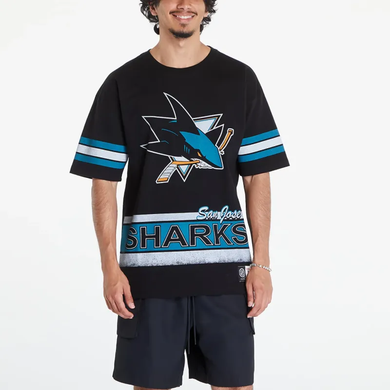 Mitchell & Ness x NHL San Jose Sharks T Shirt Men's Black-2