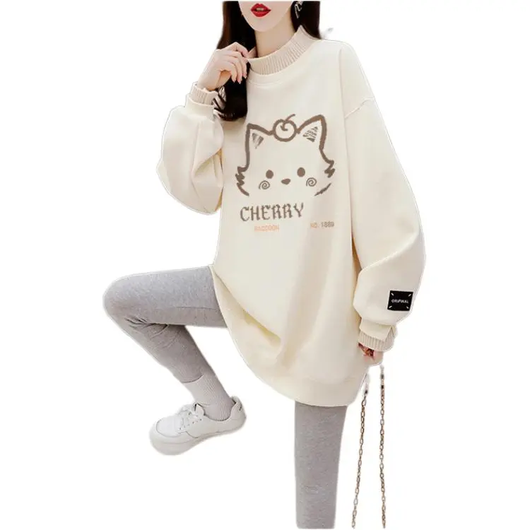 Flowers In Water Sweatshirt Women's-10