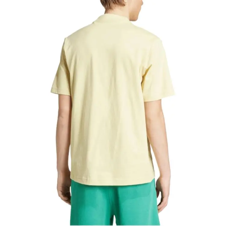 Adidas Clothing T Shirts Men Yellow-3