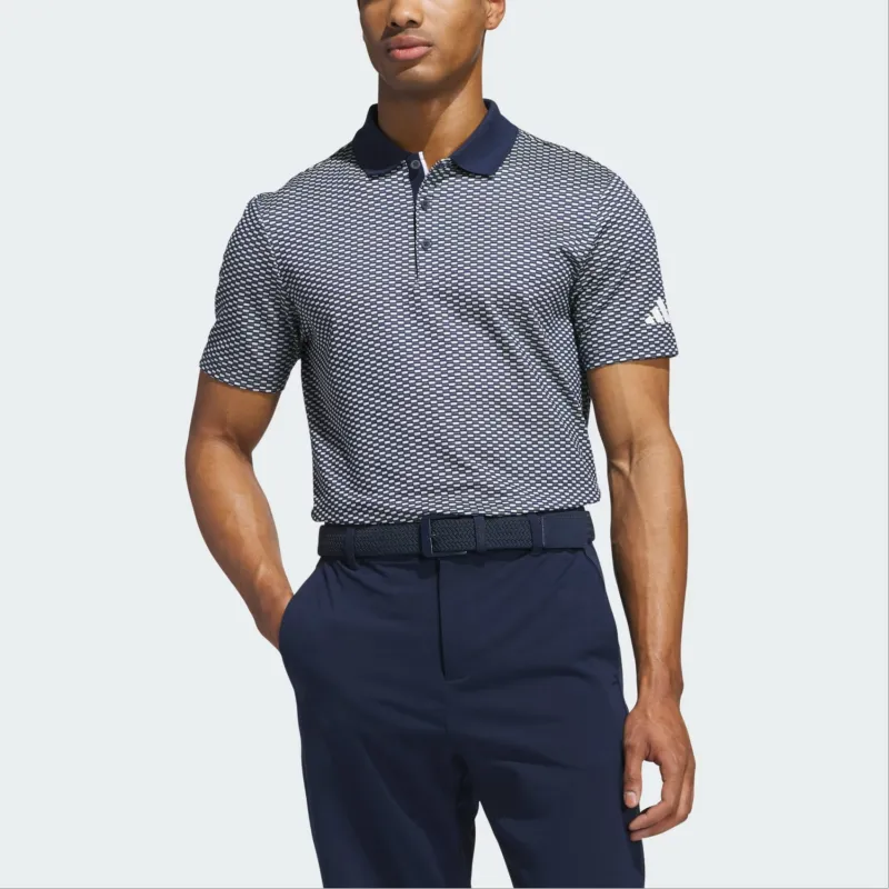 Adidas Free Shipping With AdiClub Beyond Textured Polo Shirt-2