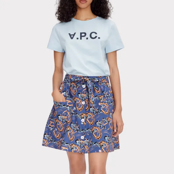 A.P.C T-Shirt Women's Light Blue-1