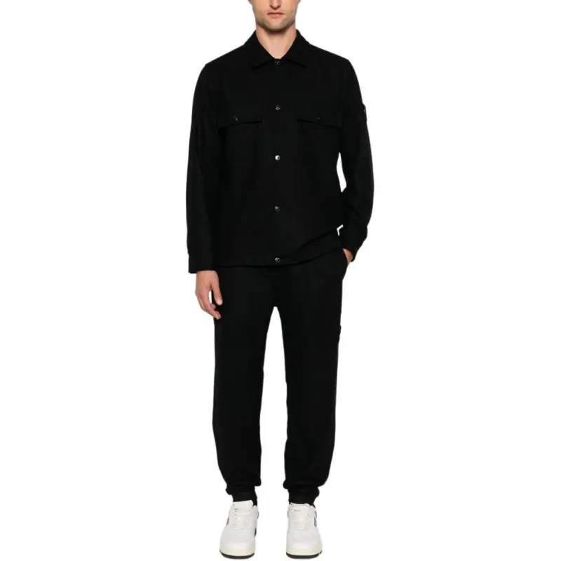 STONE ISLAND Compass Patch Tapered Leg Sweatpants-2