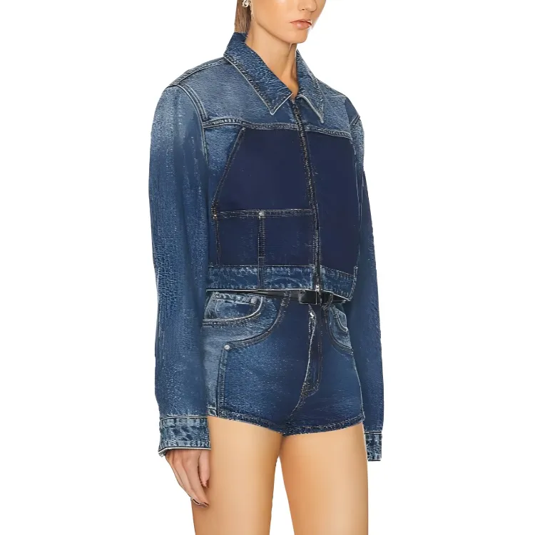 GRLFRND Denim Jacket Women's Blue-2