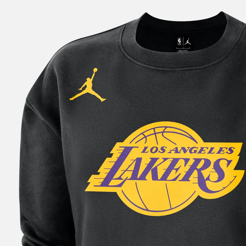 Jordan Air Jordan X LA Lakes Sweatshirt Women's Black-3
