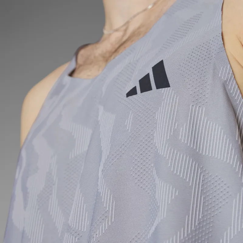 Adidas Free Shipping With AdiClub Ultimate Engineered Running Singlet-4