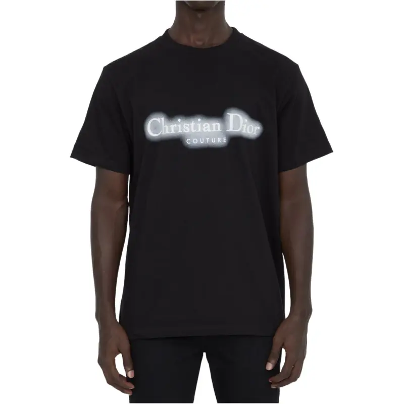 DIOR Logo Printed Crewneck T Shirt-1