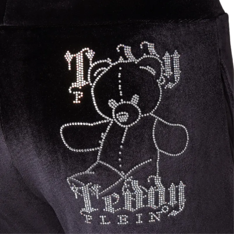 PHILIPP PLEIN Knitted Sweatpants Women's Black-4