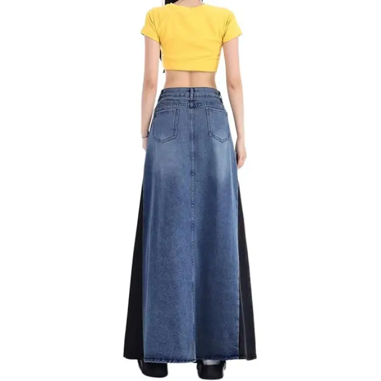 Concubine Zhu Denim Long Skirt Women's-1