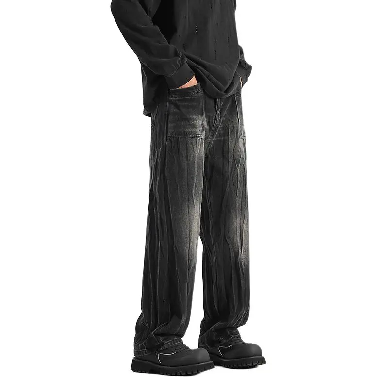 IJRJ Jeans Unisex Black-3