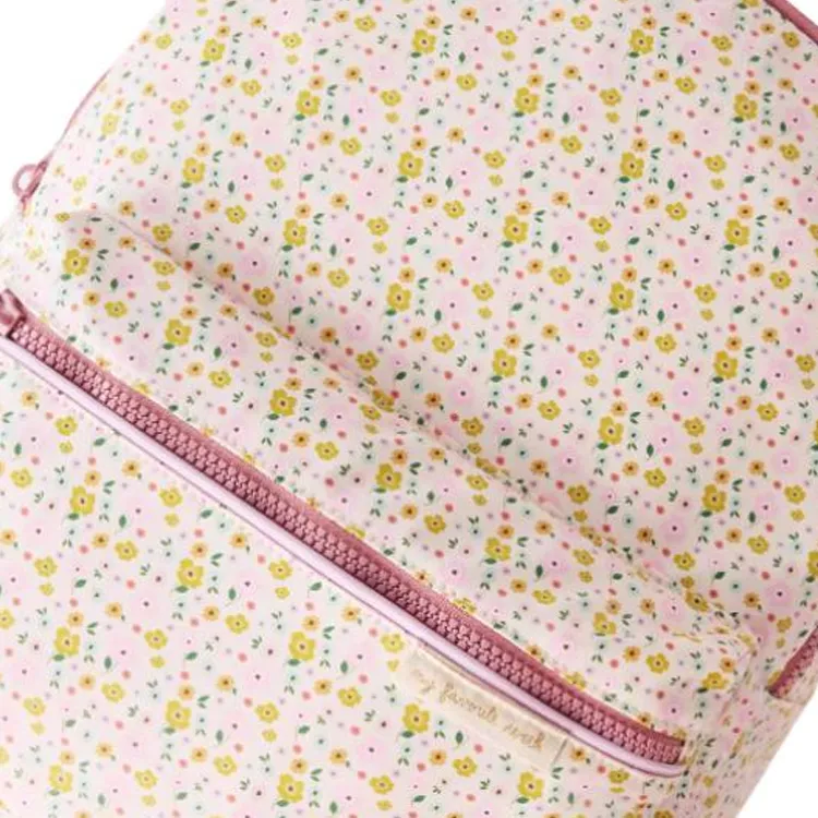 ZARA Polyurethane Backpack Kids' Light Beige Yellow-4