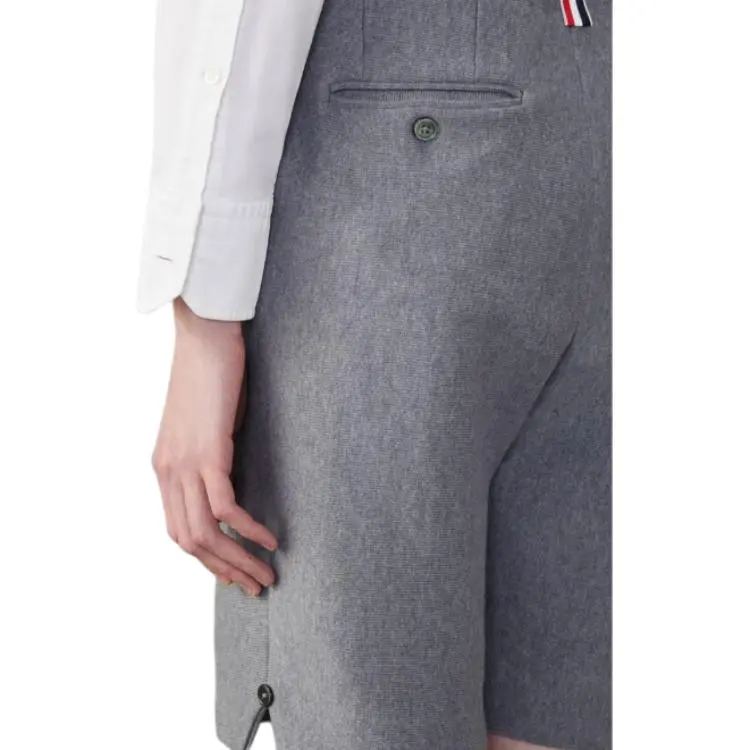 THOM BROWNE Rwb Stripe Bermuda Shorts-3