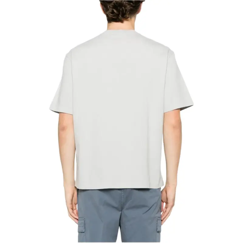 STONE ISLAND Logo Patch Short Sleeved T Shirt-3