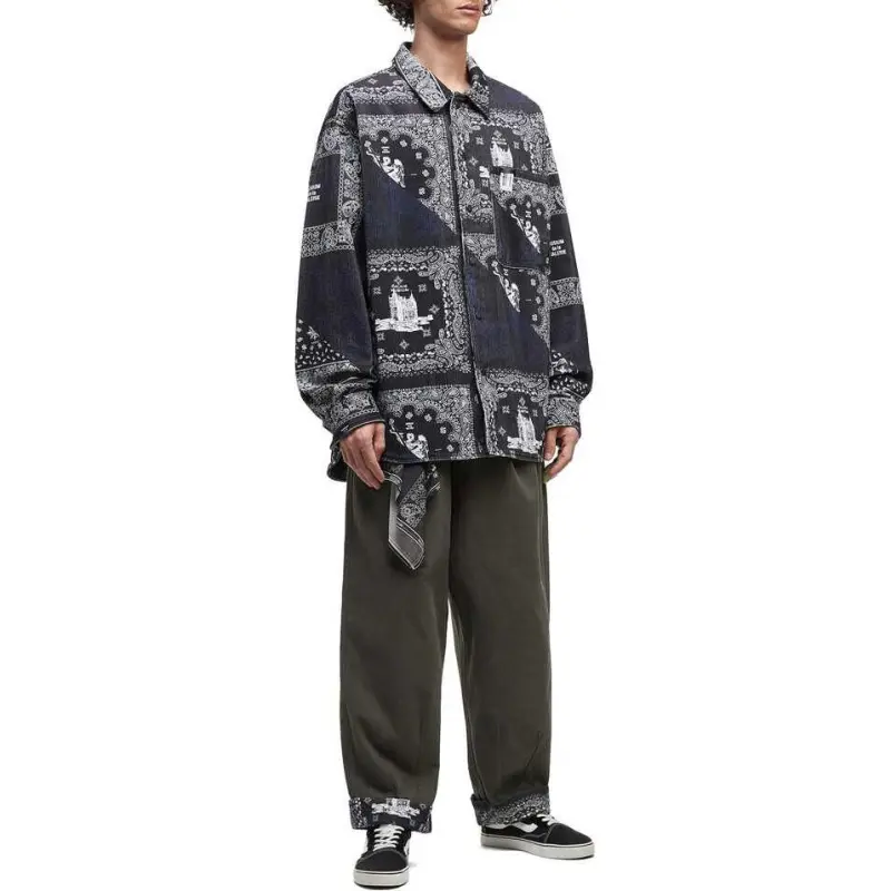 MUSIUM DIV Drawstring Straight-leg Trousers-2