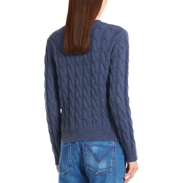 MaxMara Cashmere Sweaters Women's Blue-4