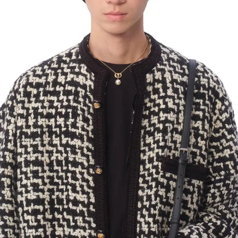Valentino VLogo Embroidered Crewneck T Shirt-5