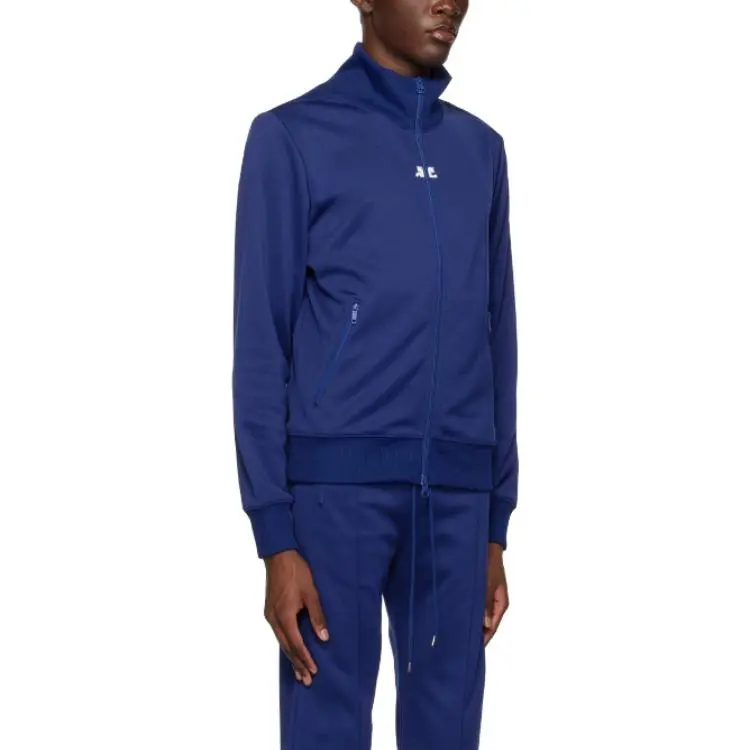 Courrèges Interlock Tracksuit Jacket 'Vintage Blue'-1