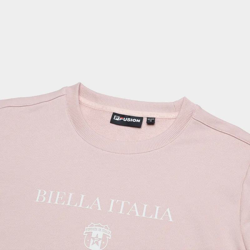 FILA FUSION Sweatshirt Women's Leather Clay Pink-2