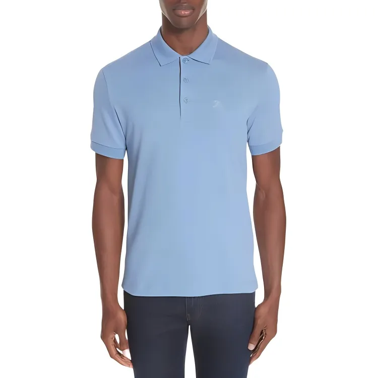 Burberry SS20 Polo Shirt Men's Light Blue-3