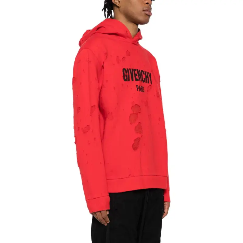 Givenchy Distressed effect Hoodie-3