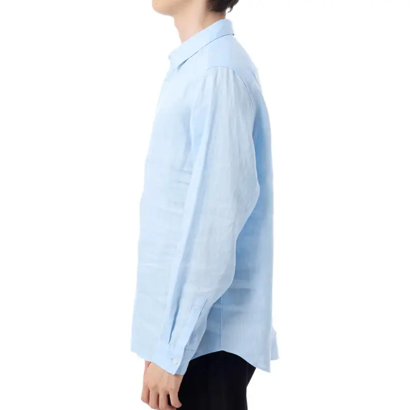 THEORY Shirts Men Light Blue-2