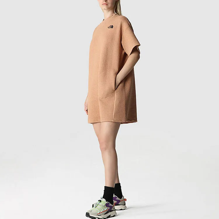 THE NORTH FACE Short Sleeved Dresses Women's Light Brown-3