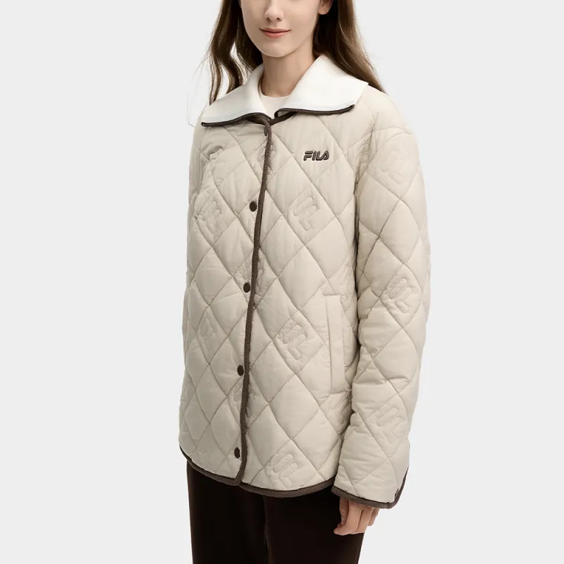 FILA Puffer Jacket Women's Light Yellow-4
