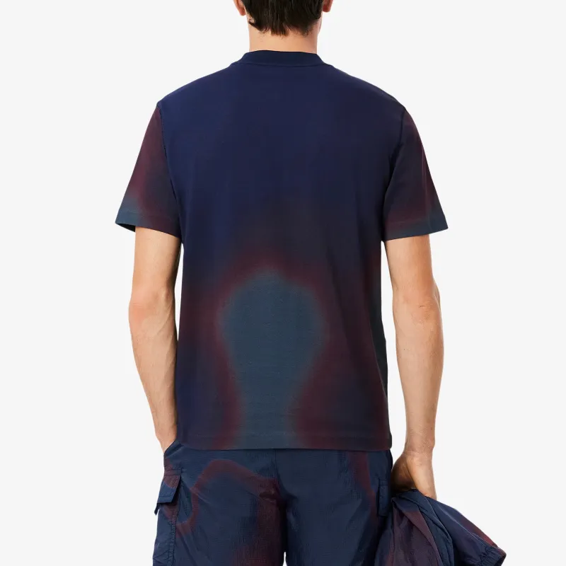 LACOSTE Ombré Print T shirt-3