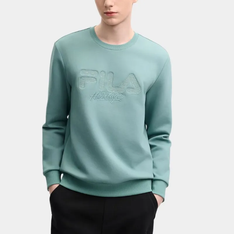 FILA Sweatshirt Men's Grass Seed Green-3