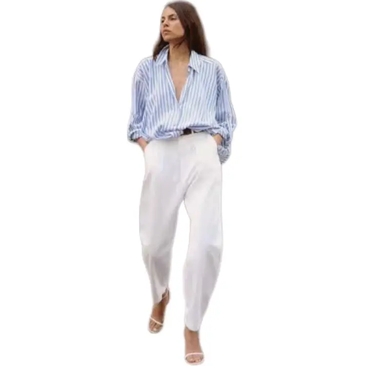 ZARA Shirts Women's Blue/White-2