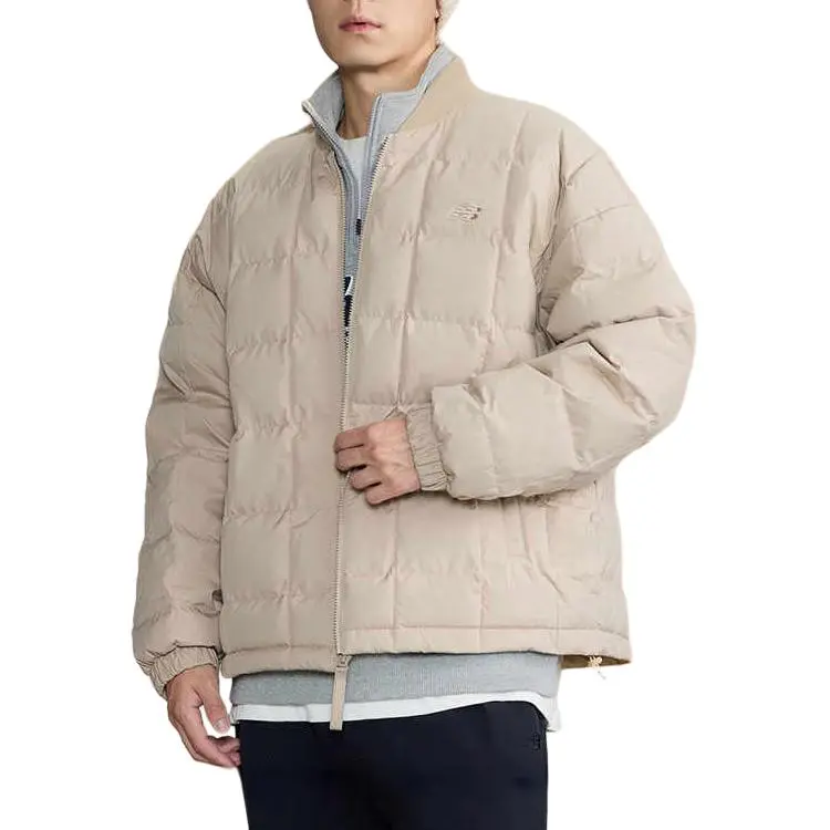 New Balance Puffer Jacket Men's Woody Brown-2