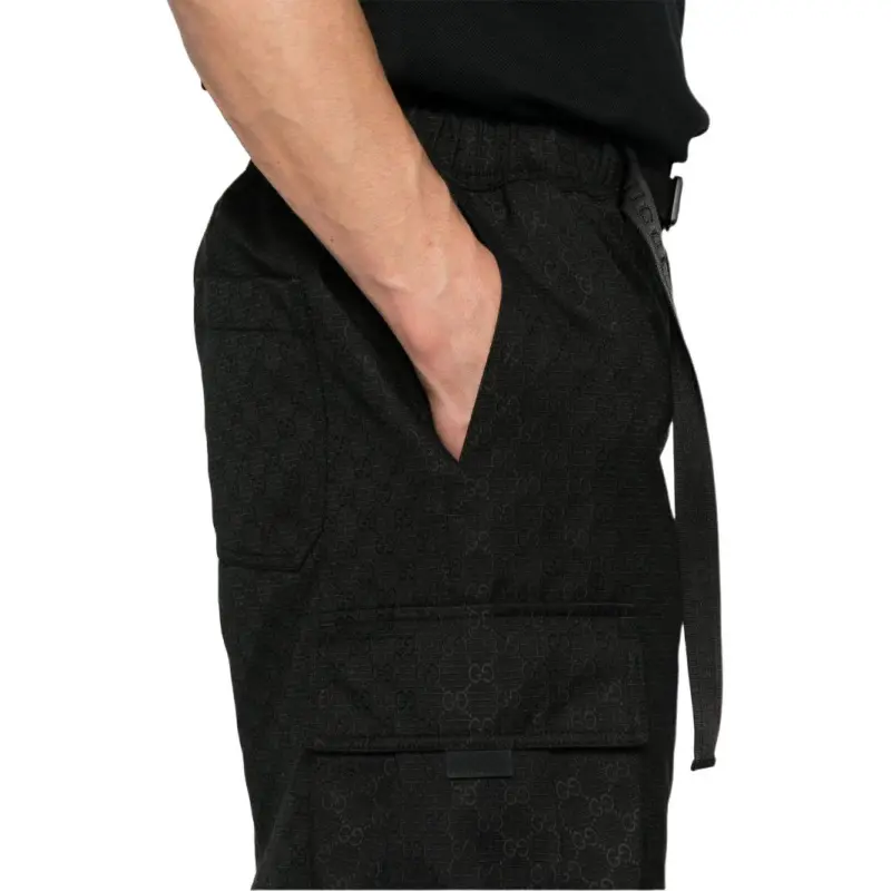 GUCCI Gg Straight Leg Cargo Pants-4