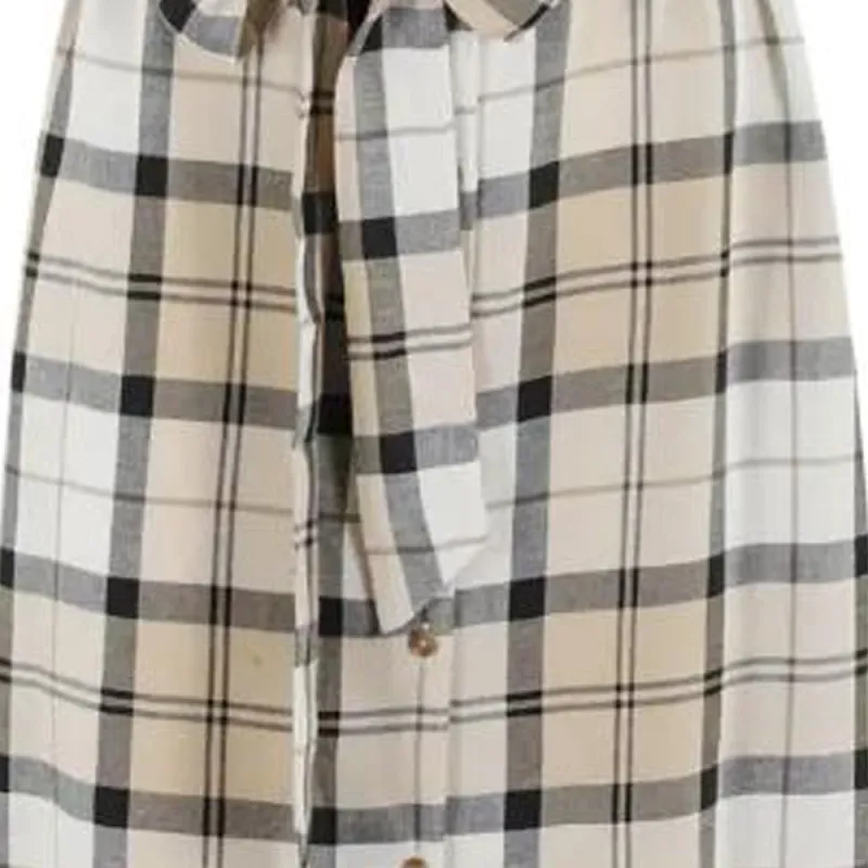BARBOUR Checked Shirt Dress-2