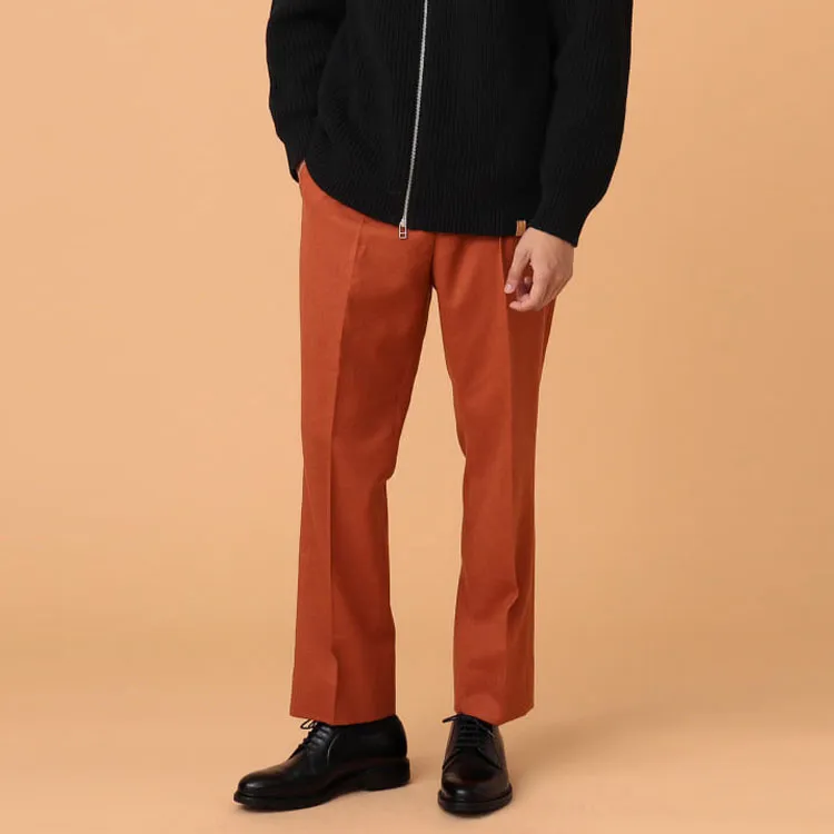 Beams Casual Pants Men Dark Orange-3