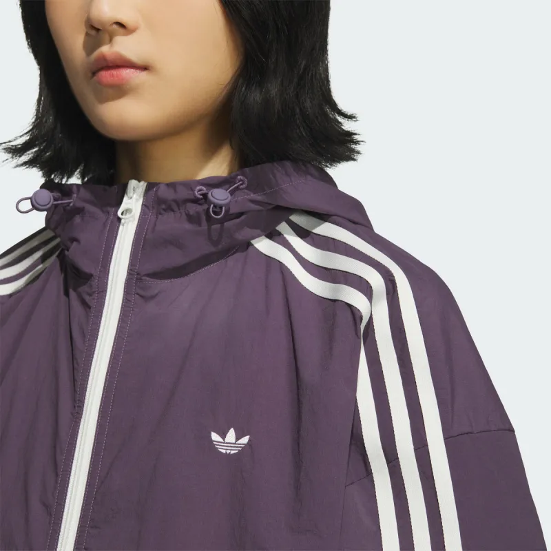 Adidas Originals WINDBREAKER Jacket Women's Dark Violet-3