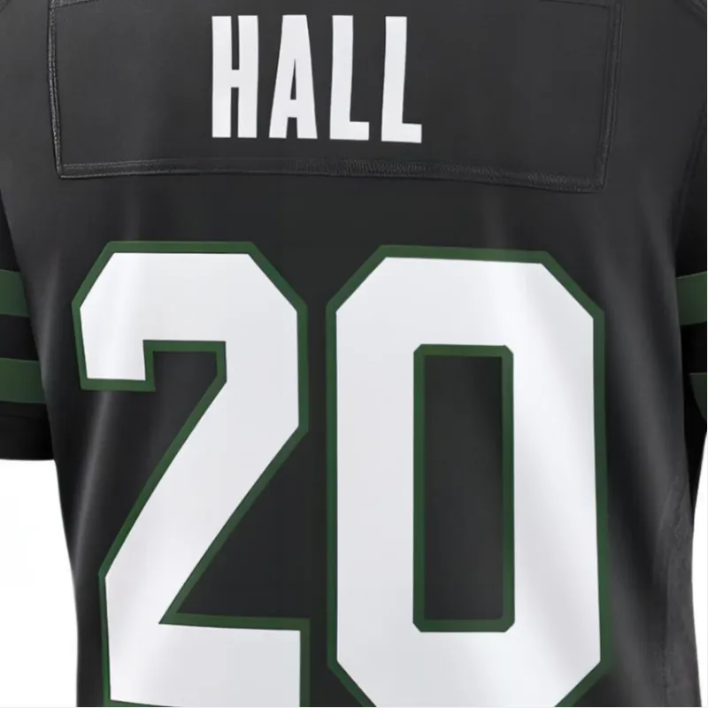 Nike Breece Hall New York Jets Women's Nike Nfl Game Football Jersey-2