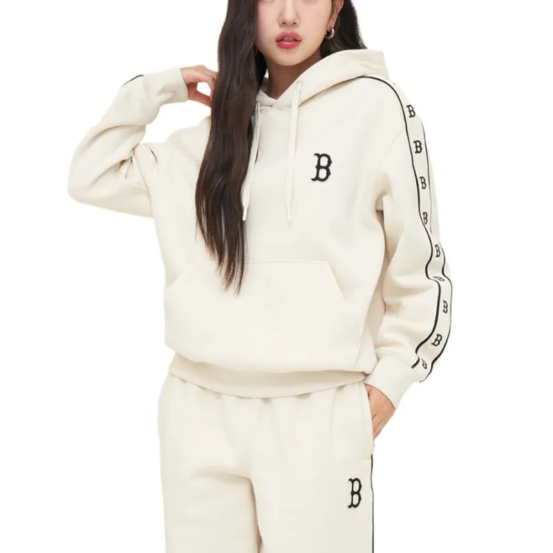 MLB Boston Red Sox FW24 Sweatshirt Unisex Dark Cream-2