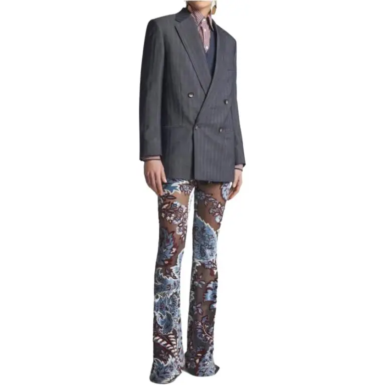 ETRO Double Breasted Candy Striped Jacket-3