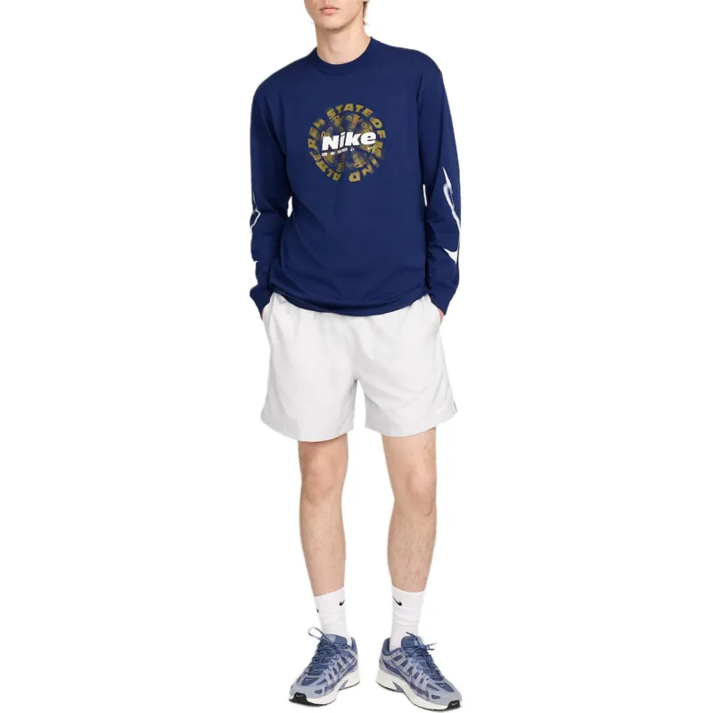 Nike Clothing T Shirts Men Blue-2