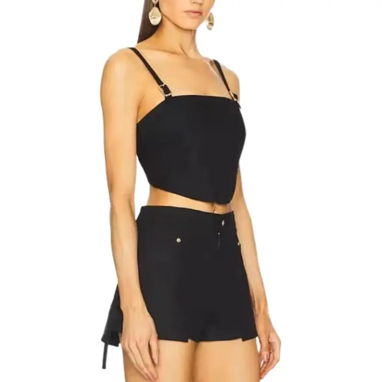CULT GAIA Square neck Crop Top-2