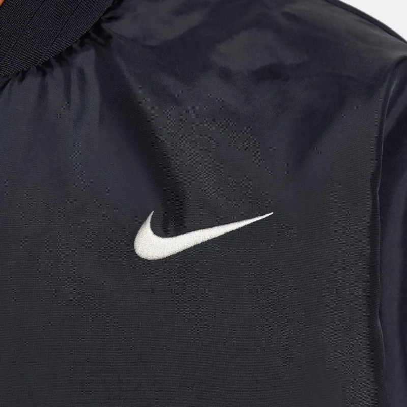 Nike Chamarra Bomber De Piel Sintética Reversible Para Mujer Jacket Women's Black-5
