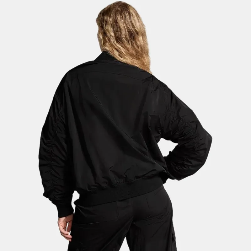 Victoria's Secret PINK Parachute Bomber Jacket/Pure Black Jackets Coats Women's Pure Black-2