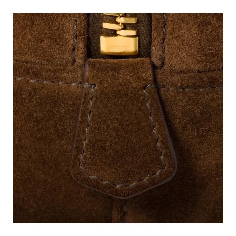 MIU MIU Arcadie Series Suede Leather Shoulder Bag Crossbody Bag Handbag Women's Cocoa Brown-4