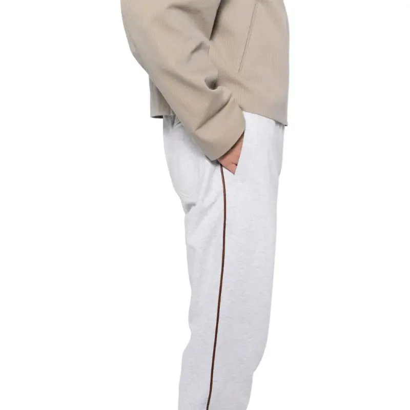 Brunello Cucinelli Ribbed Track Pants-4