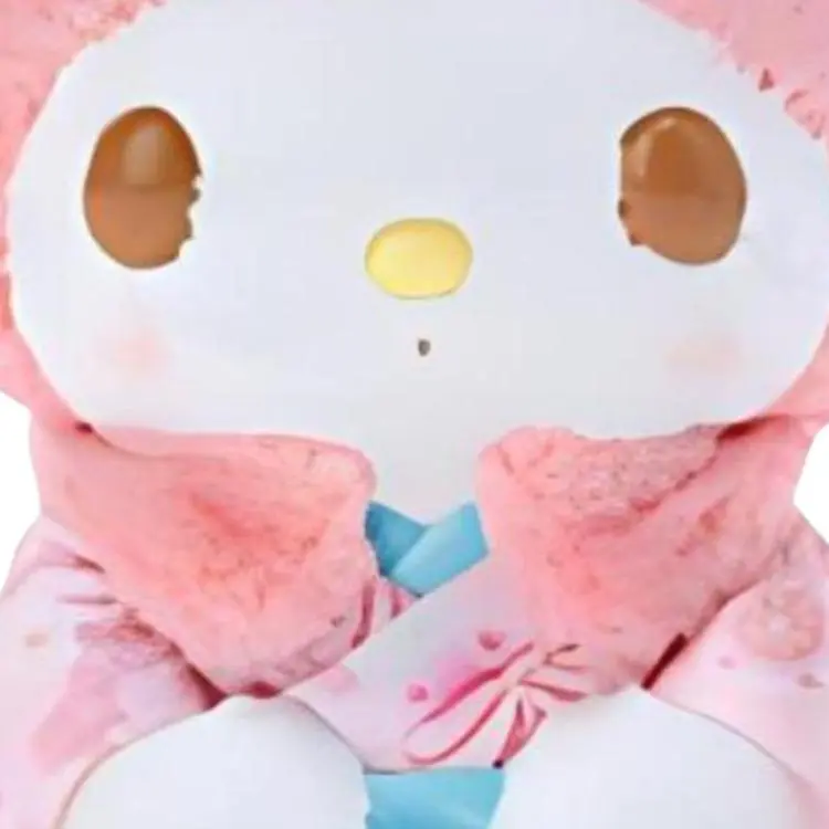 Sanrio Cherry Blossom Kimono My Melody Dolls Plush Doll 20cm High-4
