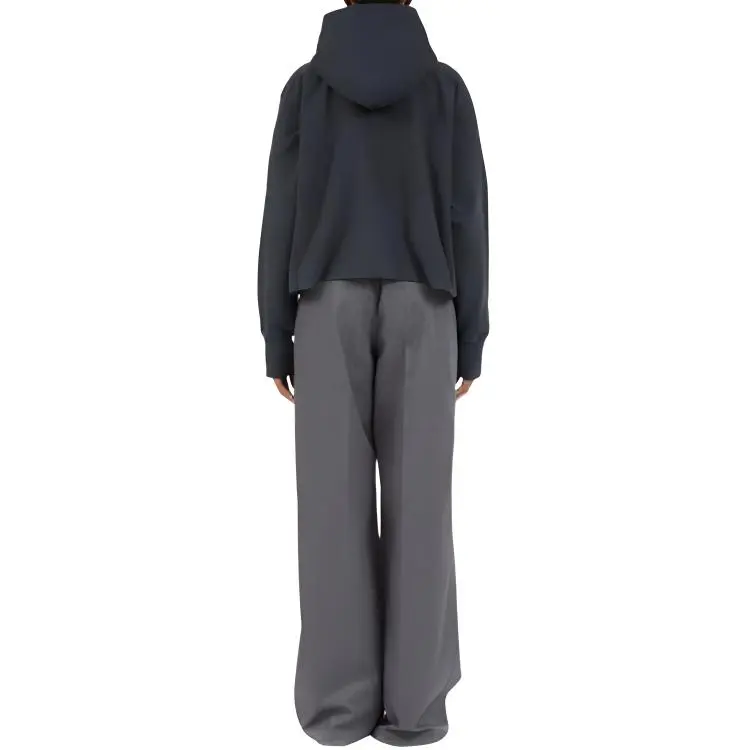Maison Margiela Logo embroidered Cotton Hoodie-2